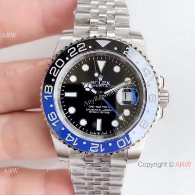NOOB V3 Rolex Batgirl GMT-Master II Ref.126710 BLNR Jubilee Watch / Rolex Batman Copy